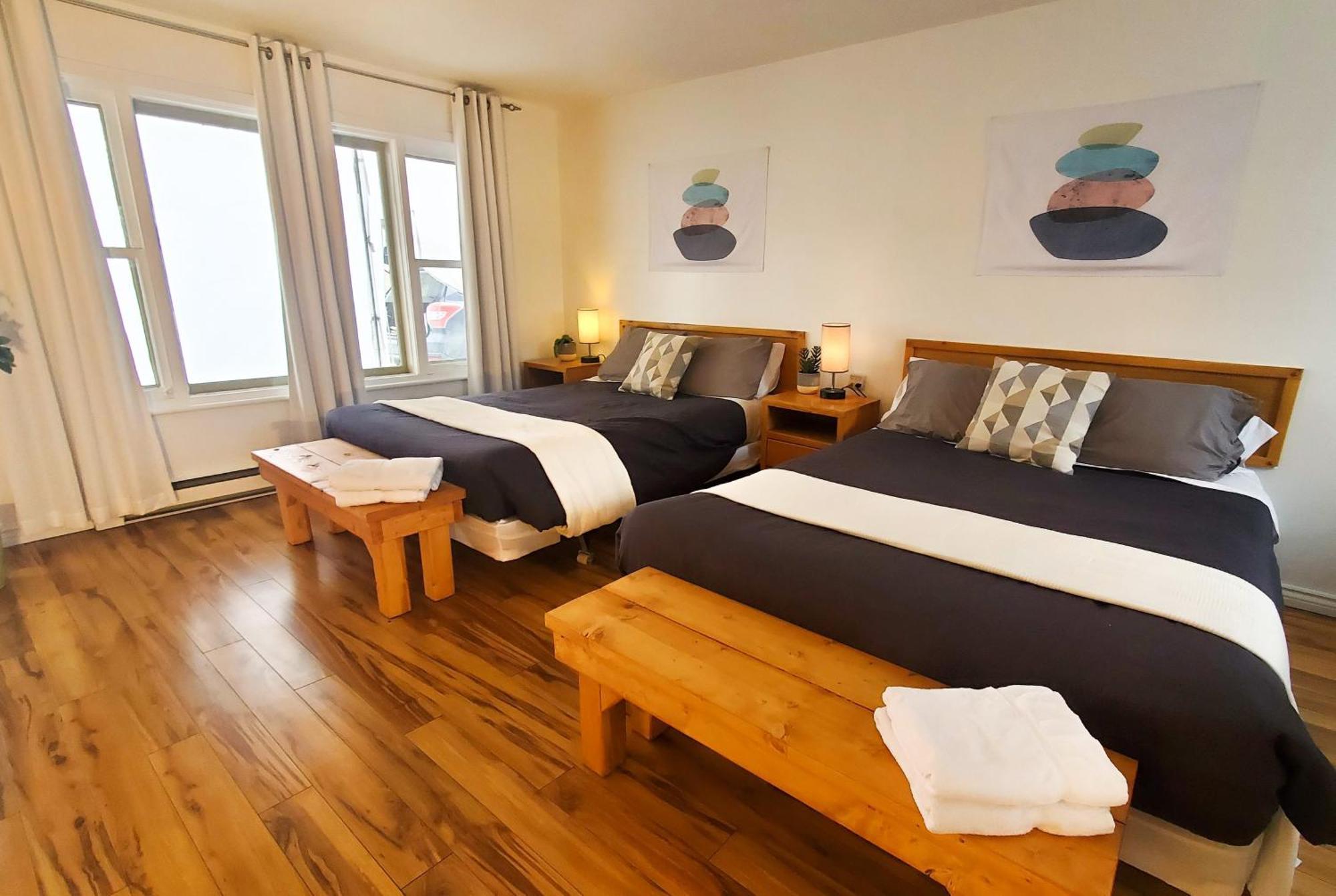 Motel Lofts Fleuve Et Montagnes Sainte-Anne-de-Beaupré Exterior foto